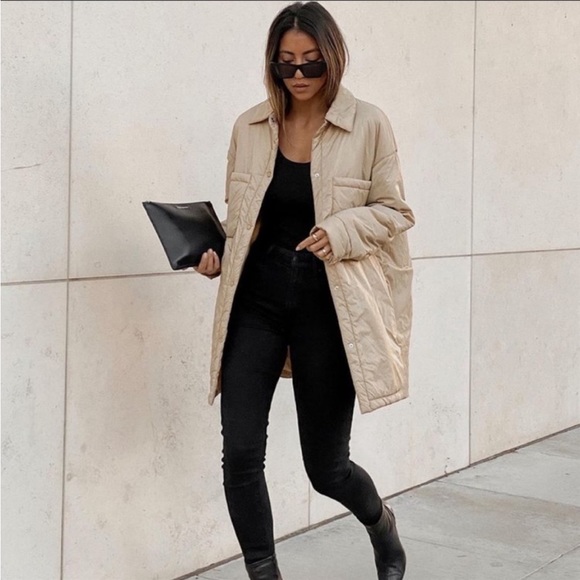 ZARA Light Weight Puffer oversized Shacket - Picture 3 of 12